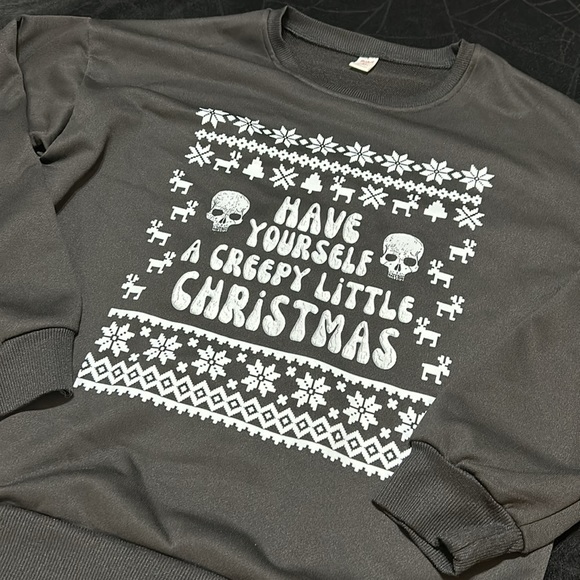 Creepy Christmas Sweater, Med - Picture 2 of 3
